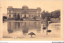 AFAP3-43-0310 - LE PUY-en-VELAY - Le Musée Crozatier Et Le Bassin Du Jardin Public - Le Puy En Velay