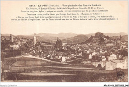 AFAP3-43-0243 - LE PUY - Vue Générale Des Quatre Rochers - Le Puy En Velay