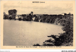 AEZP9-38-0799 - MEYZIEU - Les Bords Du Canal De Jonage - A Gauche Le Castel Du Carreau  - Sonstige & Ohne Zuordnung