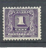 CANADA Kanada 1930 Michel 6 O Postage Due Portomarke A Percevoir - Impuestos