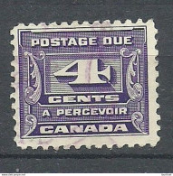 CANADA Kanada 1933 Michel 13 O Postage Due Portomarke A Percevoir - Impuestos