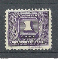 CANADA Kanada 1930 Michel 6 O Postage Due Portomarke - Segnatasse
