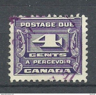 CANADA Kanada 1933 Michel 13 O Postage Due Portomarke A Percevoir - Strafport