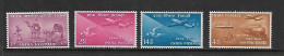 INDE 1954 100 ANS DU TIMBRE- TRAINS YVERT N°48/51 NEUF MNH** - Trains