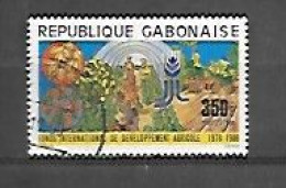 TIMBRE OBLITERE DU GABON DE  1988 N° MICHEL 1018 - Gabun (1960-...)