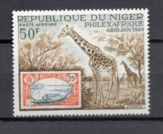 NIGER  PA   N° 104    NEUF SANS CHARNIERE  COTE 4.00€    ANIMAUX FAUNE EXPOSITION PHILATELIQUE - Niger (1960-...)