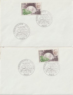 FT 17 . 75 . Paris . Métro . Bienvenue . 2 Enveloppes Identiques . 17 01 1987 . - Mechanical Postmarks (Advertisement)