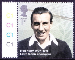 United Kingdom 2009 MNH, Fred Perry Tennis Player, Sports - Tennis