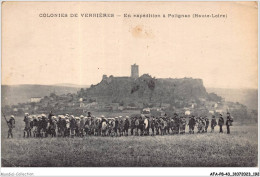 AFAP8-43-0868 - COLONIES DE VERRIERES - En Expédition à Polignac - Solignac Sur Loire