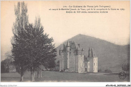 AFAP8-43-0825 - Le Château De Vaux - Près YSSINGEAUX - Ou Naquit Le Maréchal Jourda De Vaux  - Yssingeaux
