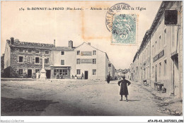 AFAP8-43-0820 - SAINT-BONNET-LE-FROID - La Place De L'église - Other & Unclassified