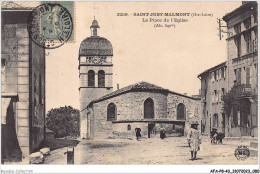 AFAP8-43-0812 - SAINT-JUST-MALMONT - La Place De L'église - Andere & Zonder Classificatie