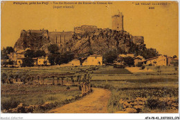 AFAP8-43-0810 - Polignac - Près LE PUY - Vue Des Rochers Et Des Ruines Du Château Fort - Aspect Oriental - Le Puy En Velay