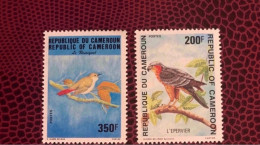 CAMEROUN 1992 2v Neuf ** MNH Mi 1196 /7 Ucello Oiseau Bird Pájaro Vogel CAMEROON - Parrots