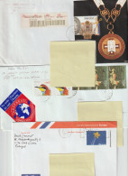 FT 16 . Affranchissement . 3 Enveloppes . Lisbonne . Portugal. - Postmark Collection