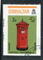 GIBRALTAR - 1974  2p  POST BOXES  SELF ADHESIVE  FINE USED - Gibilterra
