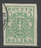 Pologne - Poland - Polen 1919 Y&T N°173 - Michel N°67 (o) - 5h Aigle National - Gebruikt