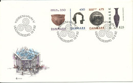 Denmark FDC 13-2-1992 Complete Set National Museum With Cachet - FDC