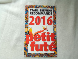 Plaque émaillée Petit Futé 2016 Série Limitée Fabriquer En France A La Main ( Bazarcollect28 ) - Placas En Aluminio (desde 1961)