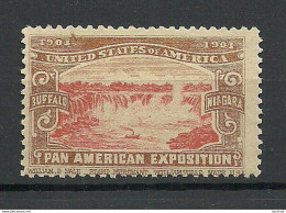 USA 1901 Pan American Exposition 1901 Buffalo & Niagara Advertising Poster Stamp Reklamemarke (*) - Ungebraucht