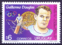 Uruguay 1997 MNH, Guillermo Douglas, Rower, Rowing, Water Sports - Canottaggio