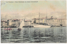 CPA - TOULON - Vue Générale Du Quai Cronstadt - Toulon