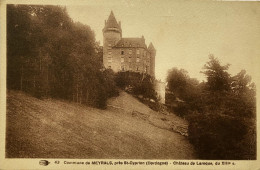 CPA (Dordogne). Commune De MEYRALS, Près St Cyprien. Château De Laroque (n°43) - Sonstige & Ohne Zuordnung