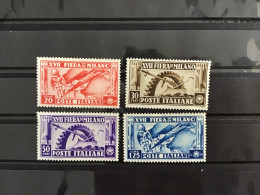 Italy 1936 Milan Fair Mint SG 473-6 Yv 374-7 Sass 394-7 - Ungebraucht