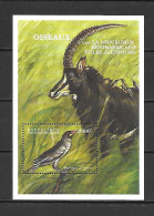 Central African 2001 Birds - Paon MS #2 MNH - Centraal-Afrikaanse Republiek