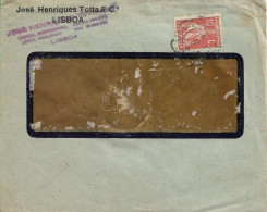 Portugal 1921 , José Henriques Totta , Bank , Stamp CERES , Perfin TOTTA - Publicités