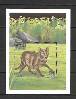 Central African 1999 Animals - Cats MS MNH - Katten