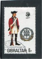 GIBRALTAR - 1976  6p  MILITARY UNIFORMS  FINE USED - Gibilterra