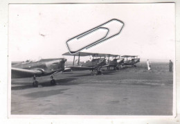 PHOTO  AVIATION AVION MILES M.14A HAWK TRAINER III ET DE HAVILLAND TIGER MOTH - Aviazione