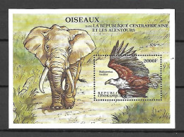 Central African 2000 Birds MS #3 MNH - Central African Republic