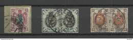 FAUX Imperial Russian Stamps With ARMENIEN Armenia Opt O Forgeries F√§lschungen - Armenië