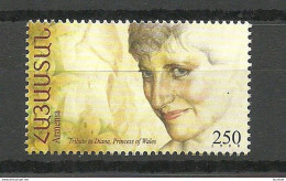 ARMENIEN Armenia 1998 Michel 333 MNH Diana Princess Of Wales - Other & Unclassified