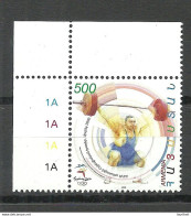 ARMENIEN Armenia 2000 Michel 384 MNH Sport Olympic Games Sidney Gewichtheben - Halterofilia