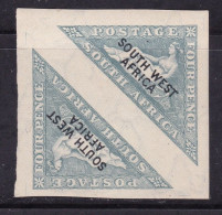 South West Africa 4d Grey Blue Good Mint Pair Sg 44A - África Del Sudoeste (1923-1990)