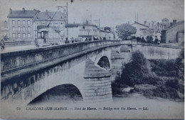 Cpa CHALONS SUR MARNE Pont De Marne - BAA01 - Châlons-sur-Marne