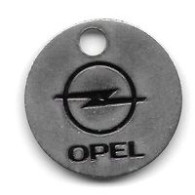Jeton De Caddie  Occasion  étranger, Automobiles  OPEL  Verso  Idem, Diamètre : 28 Mm - Trolley Token/Shopping Trolley Chip