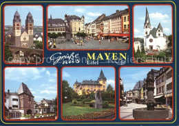 72501870 Mayen Kirche Stadttor Brunnen Marktplatz Mayen - Mayen