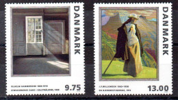 Dinamarca Serie Nº Yvert 1167/68 ** PINTURA (PICTURE) - Neufs