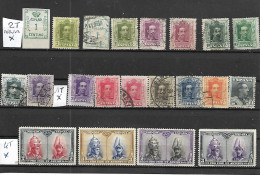 ESPAGNE -21 TRES BEAUX TIMBRES DONT 7 NEUFS * ET 14 OBLITERES -  PAS EMINCE-DE 1922-28 - Used Stamps