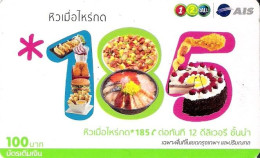 Thailand: Prepaid AIS - 185, Food - Thaïland