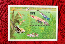 SIERRA LEONE 1991 Bloc 1v Neuf MNH ** Mi Bl 165 Pez Fish Peixe Fisch Pesce Poisson - Fishes