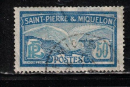 ST PIERRE & MIQUELON Scott # 98 Used - Bird - Storm Petrel - Used Stamps