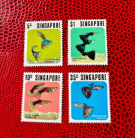 SINGAPOUR 1974 4v Neuf MNH ** Mi 209 212 Pez Fish Peixe Fisch Pesce Poisson SINGAPORE - Peces