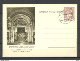 POLEN Poland O 1939 ≈Å√≥d≈∫ 1 (BIG Size Cancel) Illustrated Stationery Card Ganzsache 15 Gr. Stamped, Not Postally Used - Entiers Postaux