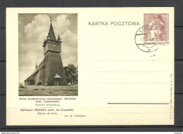 POLEN Poland O 1939 ≈Å√≥d≈∫ 1 (BIG Size Cancel) Illustrated Stationery Card Ganzsache 15 Gr. Stamped, Not Postally Used - Postwaardestukken