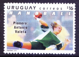 Uruguay 2006 MNH, Handball, Sports, Pioneer Antonio Valetta - Handbal